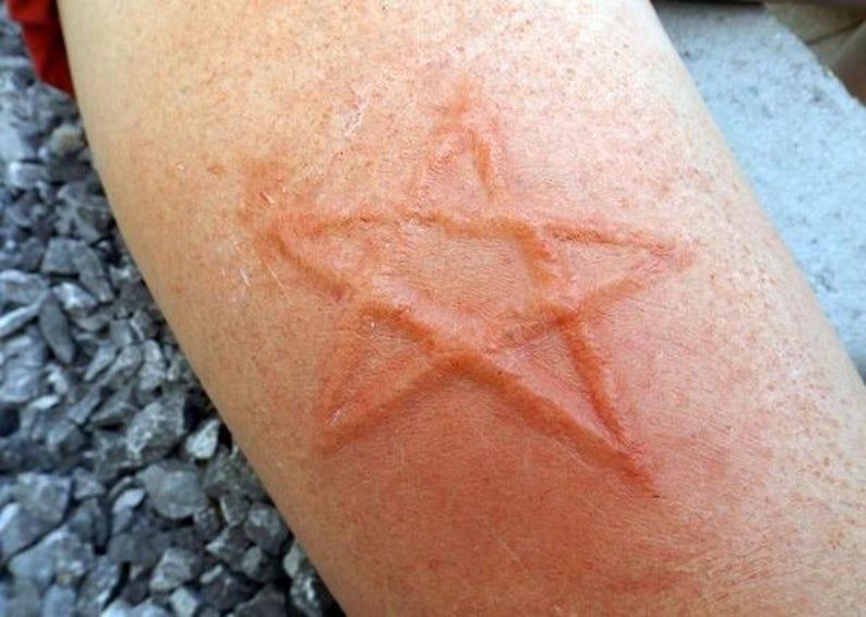 Fake pentagram scar horror gift guide