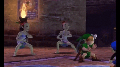 Legend of Zelda Majoras Mask Link Dancing 2