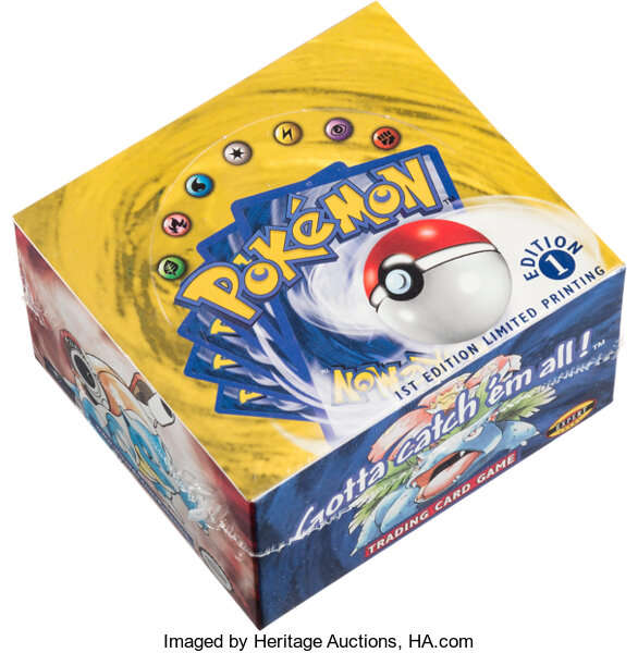 Pokemon first edition box