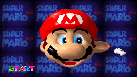 Mario 64 loading screen