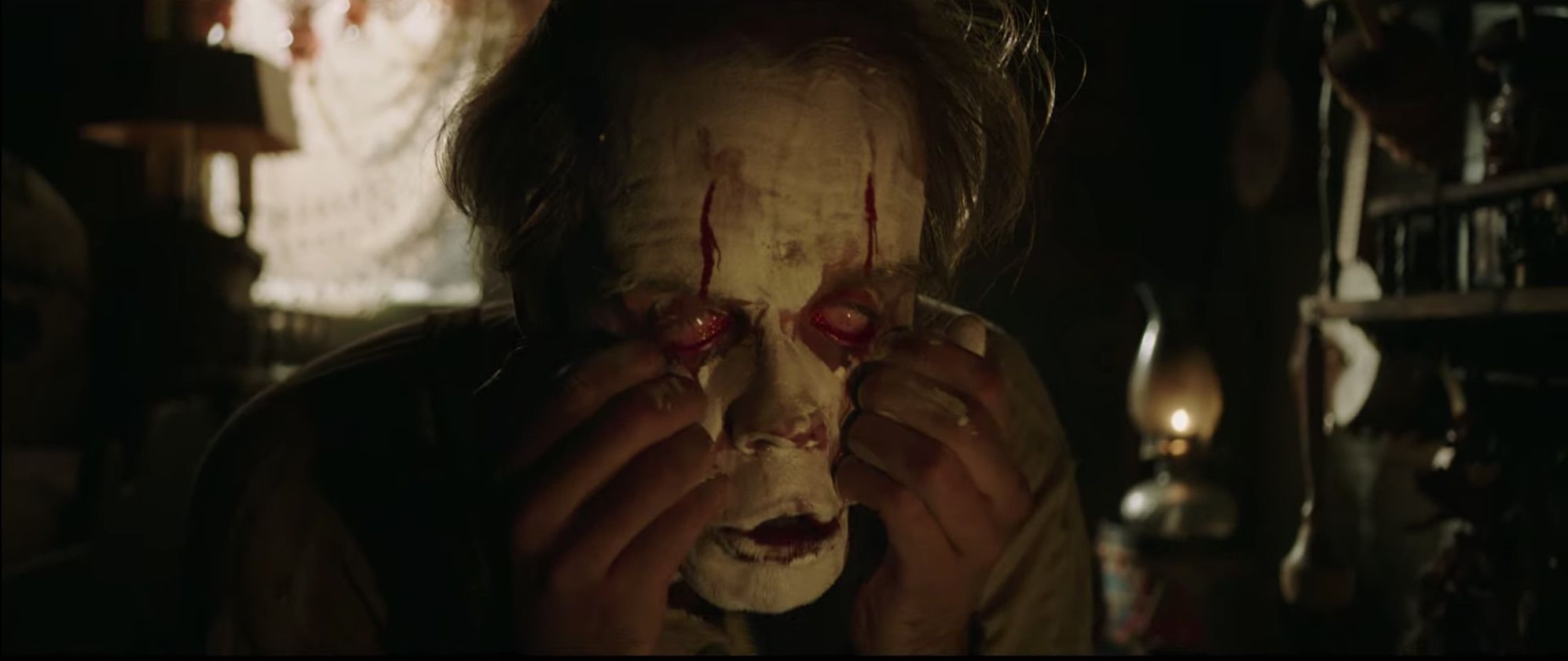 Pennywise face in It: Chapter Two