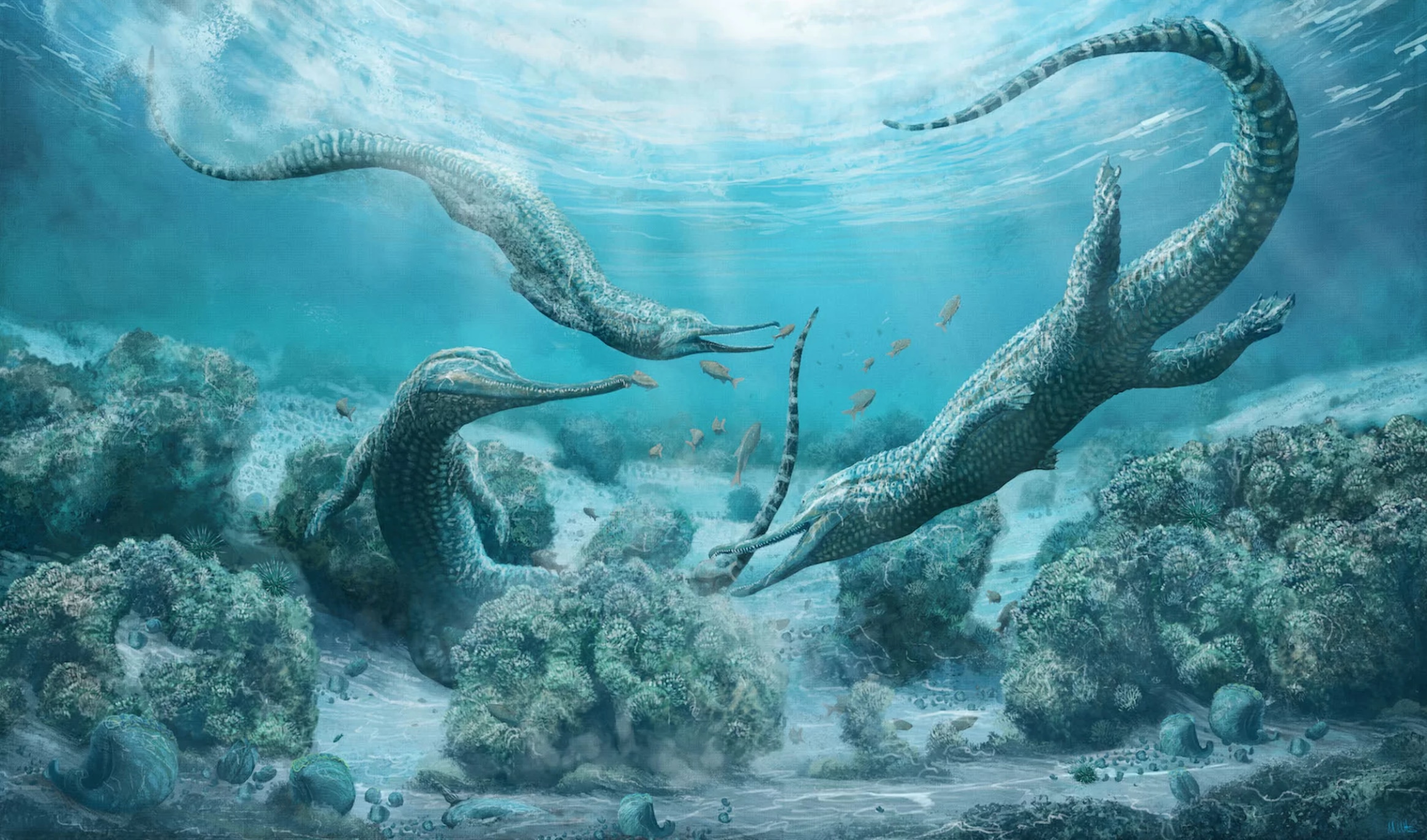 Phytosaur Sea Monster Hero
