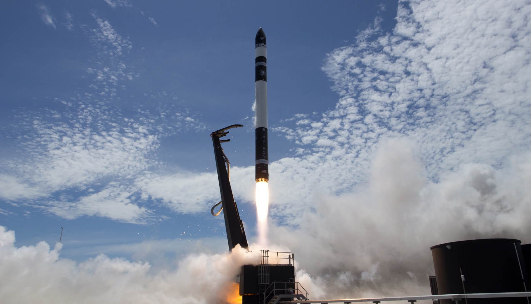 The first successful launch of the Rocket Lab Electron rocket on Jan 21, 2018. Credit: Rocket Lab