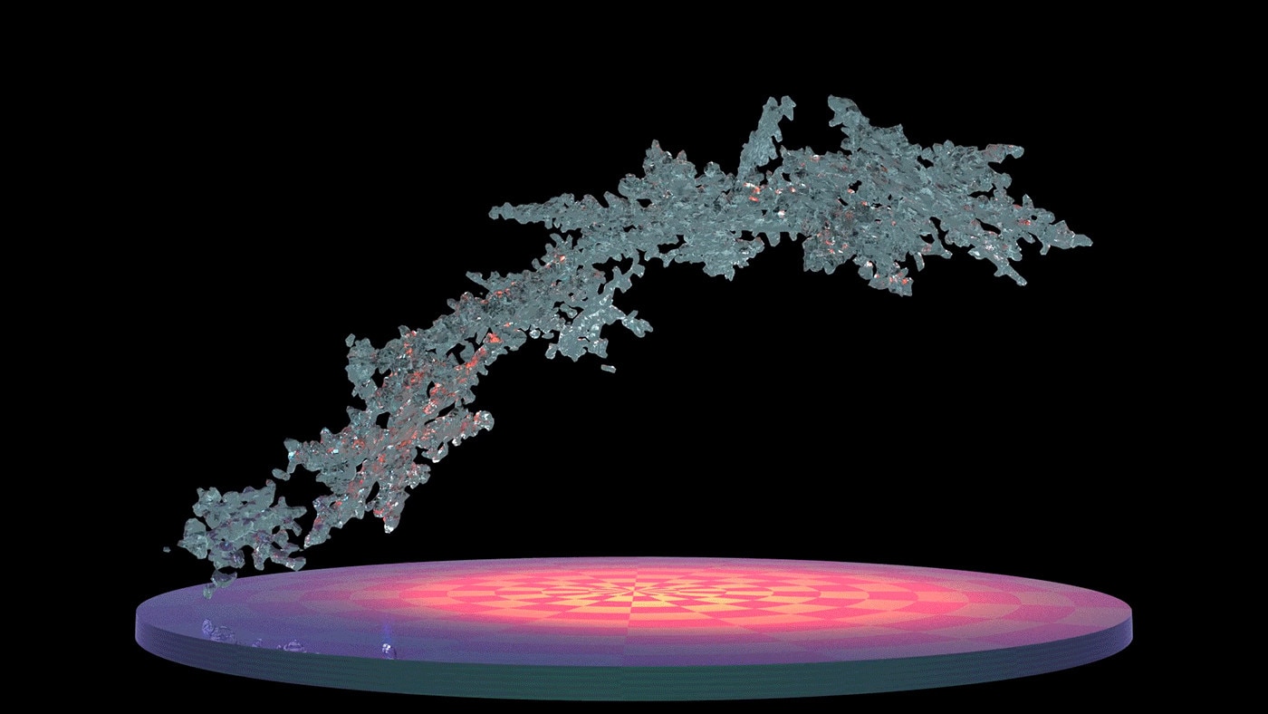 A three-dimensional computer model of a snowflake has allowed scientists to understand better how they melt — no small feat. Credit: NASA/GSFC/SVS