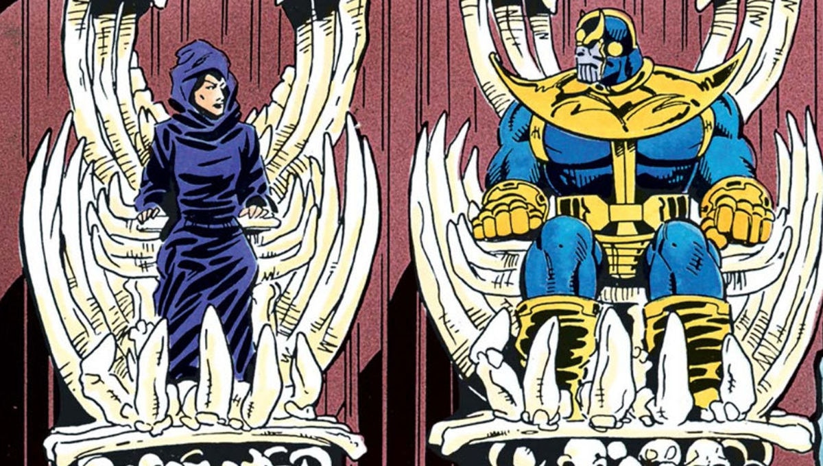 The Bizarre Comic Book Love Story Of Thanos And Death Syfy Wire