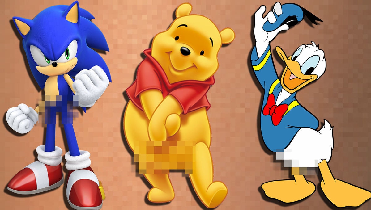 Why don't classic cartoon characters wear pants?