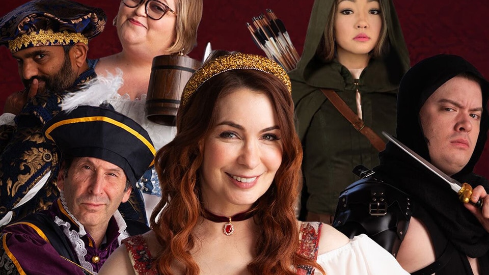 Felicia Day and The Guild cast in a promotional image for their movie's Kickstarter.