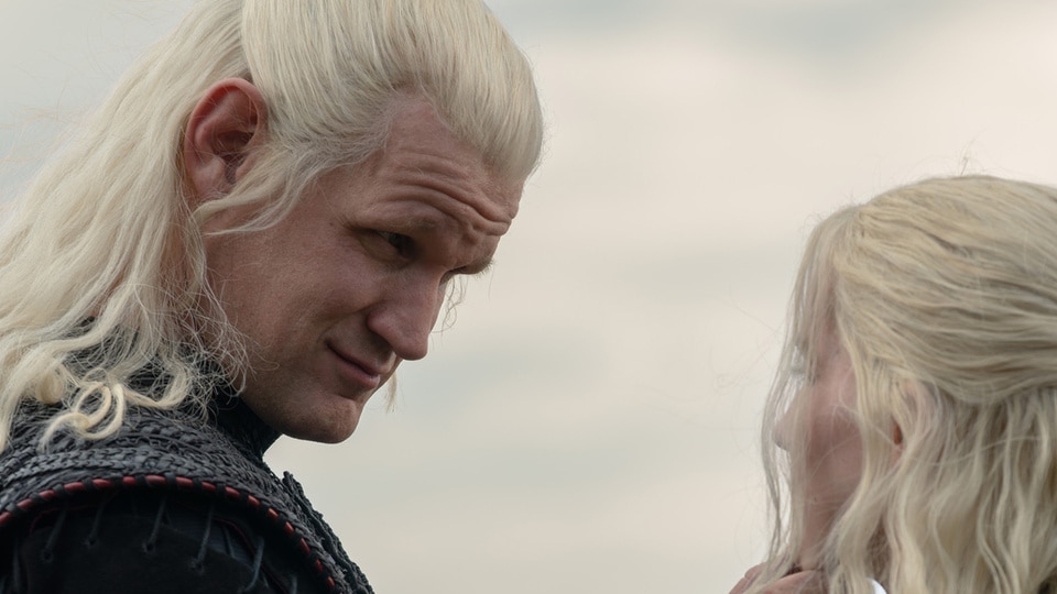 Matt Smith as Daemon Targaryen on House of the Dragon.