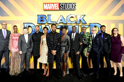 Black Panther premiere cast - Getty