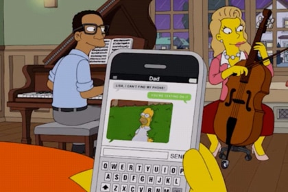 The Simpsons Homer in bushes via official Twitter 2019