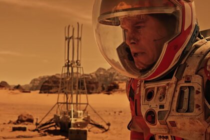 The Martian Matt Damon on Mars