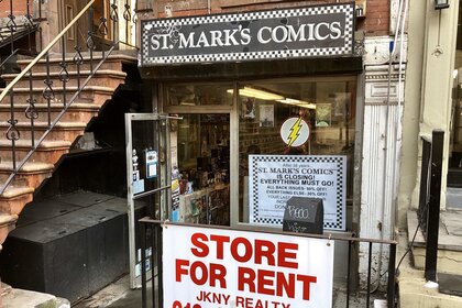 St Marks Comics closing 