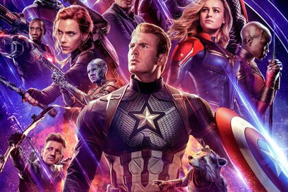Captain America leads the heroes of Avengers: Endgame