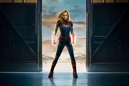 Captain Marvel poster via Marvel site 2019