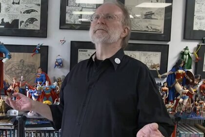 John Byrne in his studio 