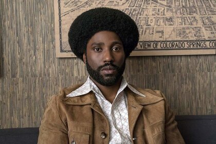 John David Washington BlacKkKlansman