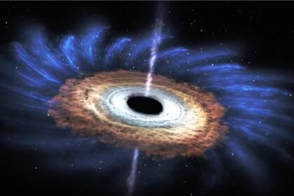 NASA image of a black hole