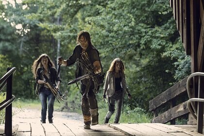 The Walking Dead Norman Reedus, Eleanor Matsuura, Nadia Hilker