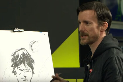Wes Craig Draws Deadly Class' Marcus at ECCC 2019