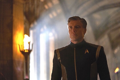 Anson Mount as Captain Pike on Star Trek: Discovery