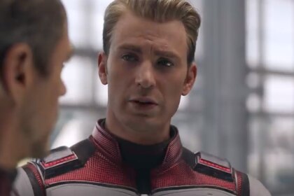 Chris Evans as Captain America in Avengers Endgame