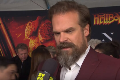 David Harbour Hellboy Red Carpet