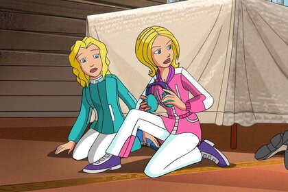mary kate and ashley in action