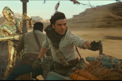 Oscar Isaac as Poe Dameron in Star Wars: Episode IX 