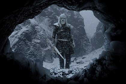 White Walker in Game of Thrones on HBO