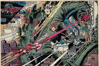 Godzilla vs The Avengers in Marvel Comics