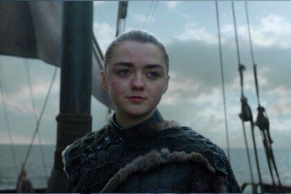 Arya in The Iron Throne Game of Thrones