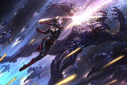Captain Marvel concept by Andy Park (Courtesy Photo / AndyParkArt)
