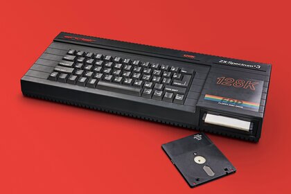1980s ZX Spectrum game console