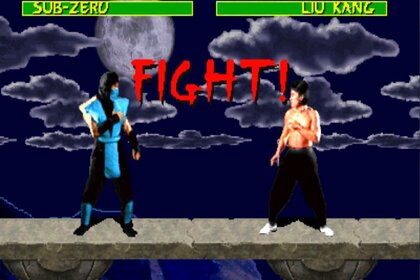 Mortal Kombat 1992 (SubZero vs Liu Kang)