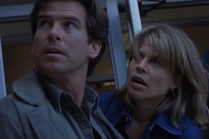 Dante's Peak Pierce Brosnan Linda Hamilton