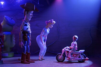 Toy Story 4 Woody Bo Peep and Duke Caboom