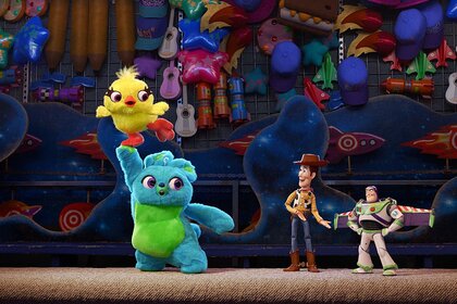 Toy Story 4 Woody Buzz Ducky and Bunny