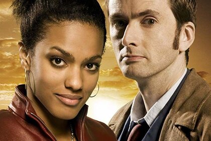 Freema Agyeman and David Tennant in Doctor Who