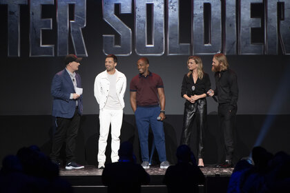 Kevin Feige Sebastian Stan Anthony Mackie D23 The Falcon and the Winter Soldier