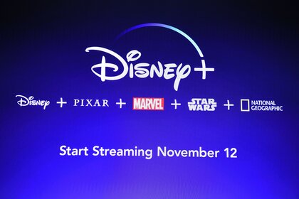 Disney+ main page