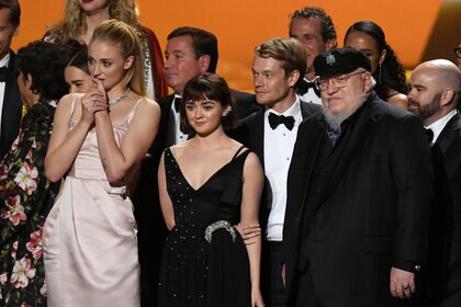Game of Thrones team at 71st Emmys