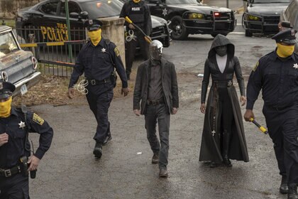Regina King, Tim Blake Nelson in HBO's Watchmen