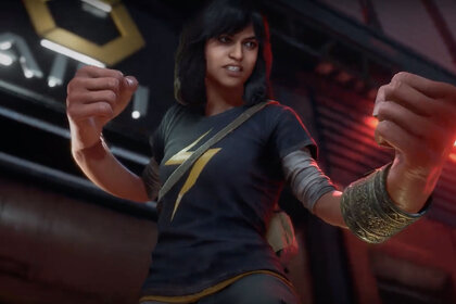 Kamala Khan in Marvels Avengers Game via YouTube 2019