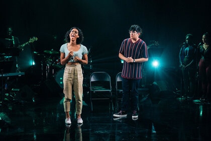 MJ Rodriguez performs "Suddenly Seymour" with George Salazar