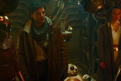 Poe Dameron and friends in The Rise of Skywalker