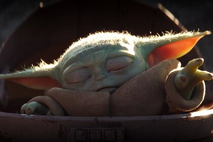 Yoda Baby using the Force