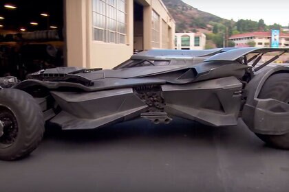 The Batmobile used in Batman v Superman Dawn of Justice