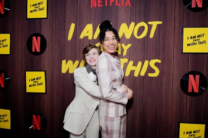 I Am Not Okay With This Premiere - Sophia Lillis and Sofia Bryant