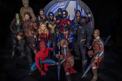 Avengers Campus heroes