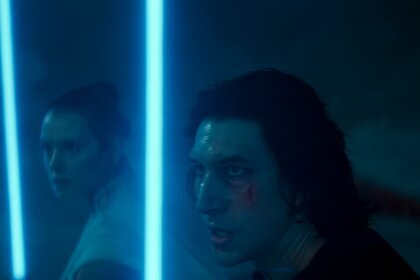 Rey and Ben Rise of Skywalker